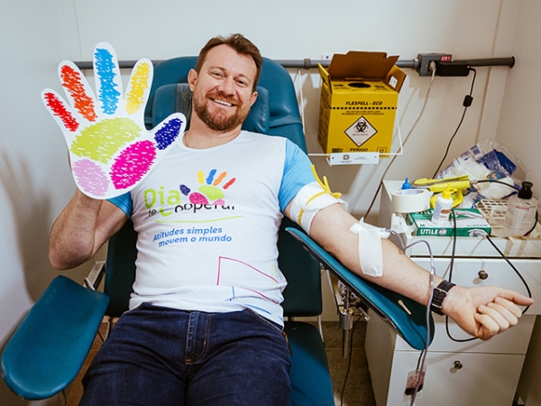 Campanha de doação de sangue Doar Faz Bem começa nesta terça-feira (18)