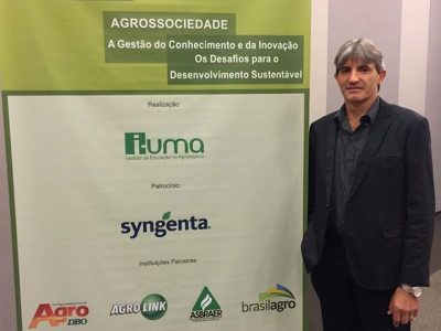 Presidente da Cooperfarms participou em Brasília, do Agroseminário